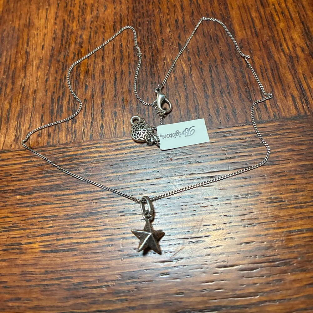 NWT Brighton Silver Star Charm Necklace